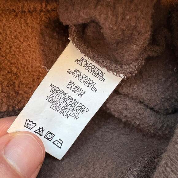 Gear For Sports Brown Full-Zip Fleece Jacket Size Small - Picture 5 of 12